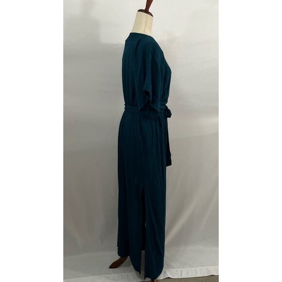 HAZEL & FOLK Sz M/L Teal Melody Maxi Dress NWT - Picture 6 of 13